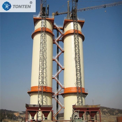 220ml-280ml خط إنتاج مصنع أفران الصخر الرأسي النشط