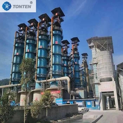 فرن الكالسيوم النانوي الرأسي للجير أربعة أضعاف فرن الجير الرأسي 500T