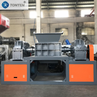 آلة تمزيق الأكياس المنسوجة ذات العمود المزدوج لتمزيق القماش القديم والخشب