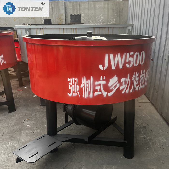 JW750 JW1000 نوع خلاط الفم المسطح مزيج متعدد الوظائف الخرسانة الخرسانة