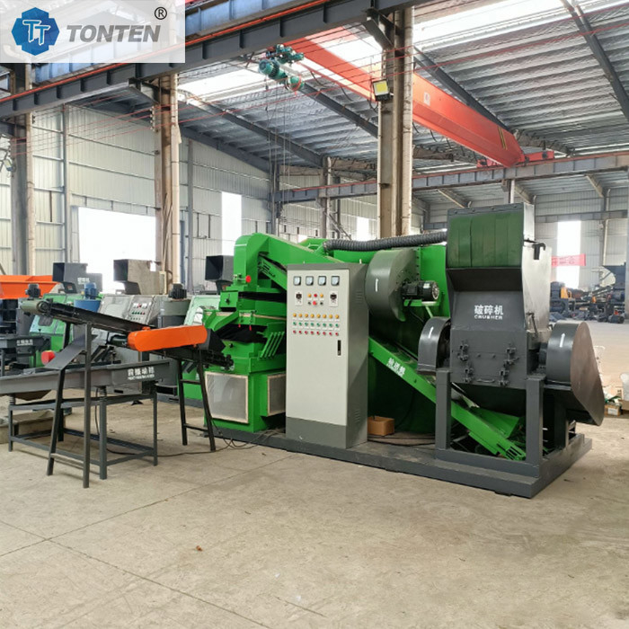 آلة إعادة تدوير حبيبات أسلاك النحاس لفصل البلاستيك والنحاس