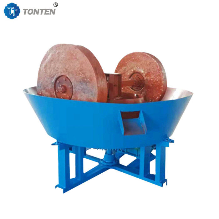 مطحنة طحن الرطب الأسطوانية لخام الذهب، آلة طحن المعادن